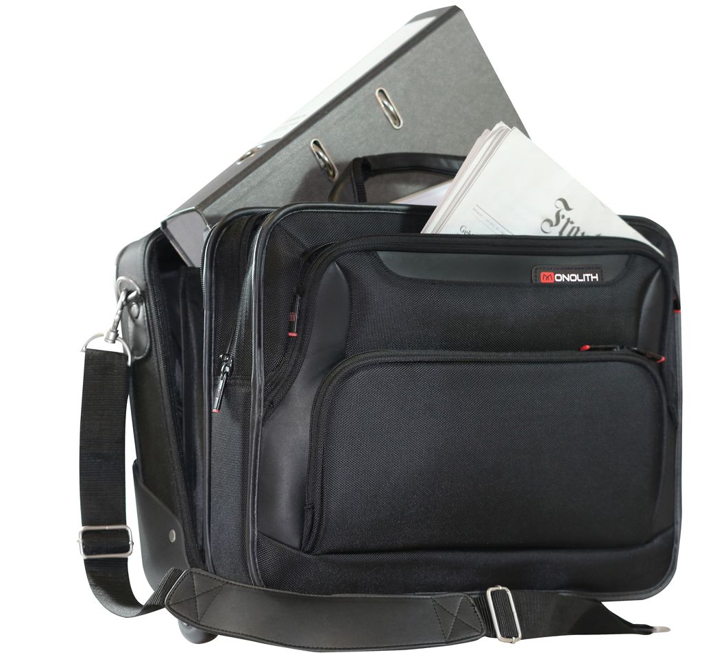 Monolith Delux Nylon Wheeled Laptop Case thumbnail 2