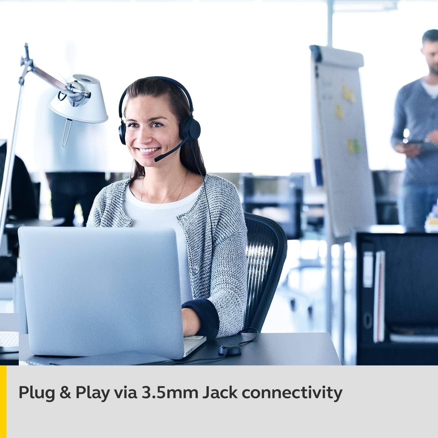 Jabra Evolve Evolve 30 II MS Wired Telephone Headset Over-the-head USB, 3.5 mm Jack Noise Cancelling Microphone Stereo thumbnail 2