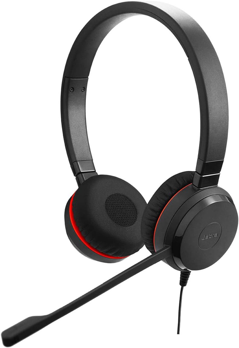 Jabra Evolve Evolve 30 II MS Wired Telephone Headset Over-the-head USB, 3.5 mm Jack Noise Cancelling Microphone Stereo