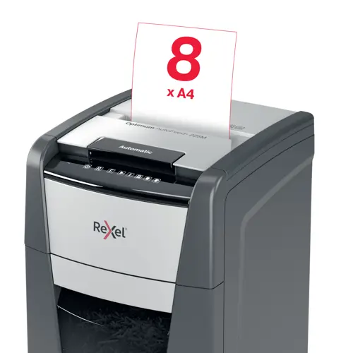 Rexel Optimum AutoFeed+ 225M Automatic Micro Cut Paper Shredder thumbnail 5