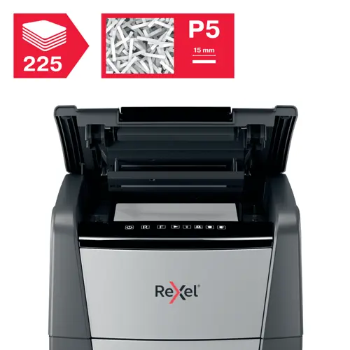 Rexel Optimum AutoFeed+ 225M Automatic Micro Cut Paper Shredder thumbnail 3