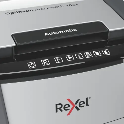 Rexel Optimum AutoFeed+ 100X Automatic Cross Cut Paper Shredder thumbnail 4