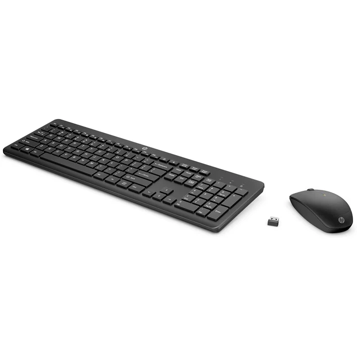 HP 235 Wireless Mouse and Combo Keyboard Mouse Included Office RF Wireless Black thumbnail 4