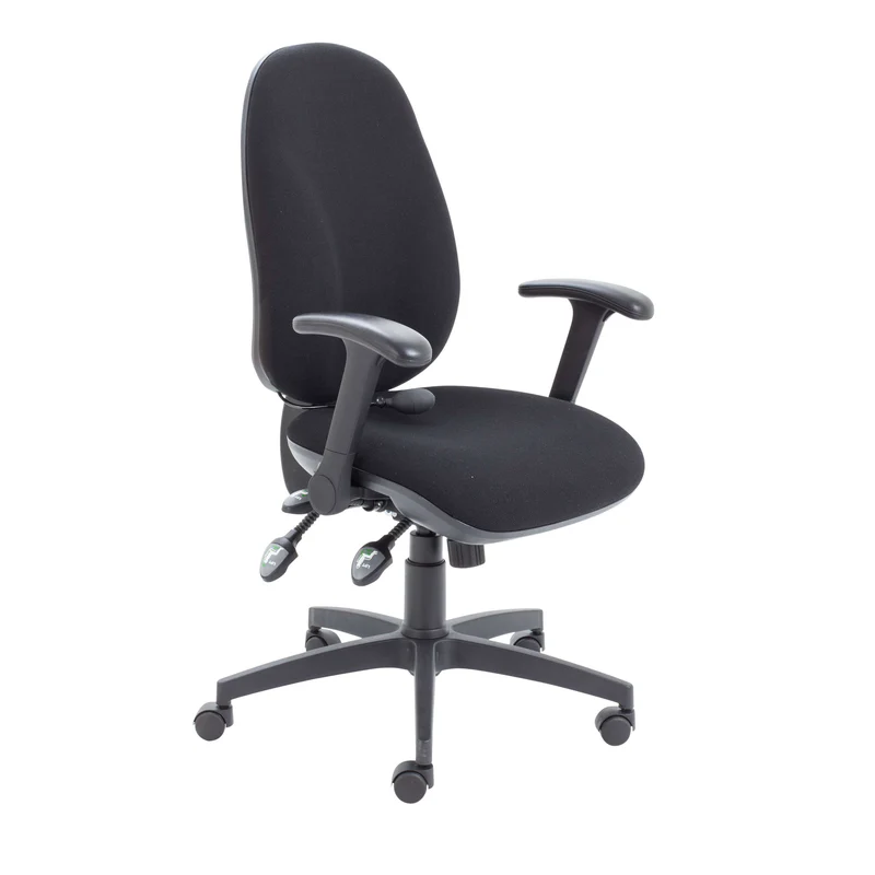Maxi Ergo Chair with Lumbar Pump Folding Arms
