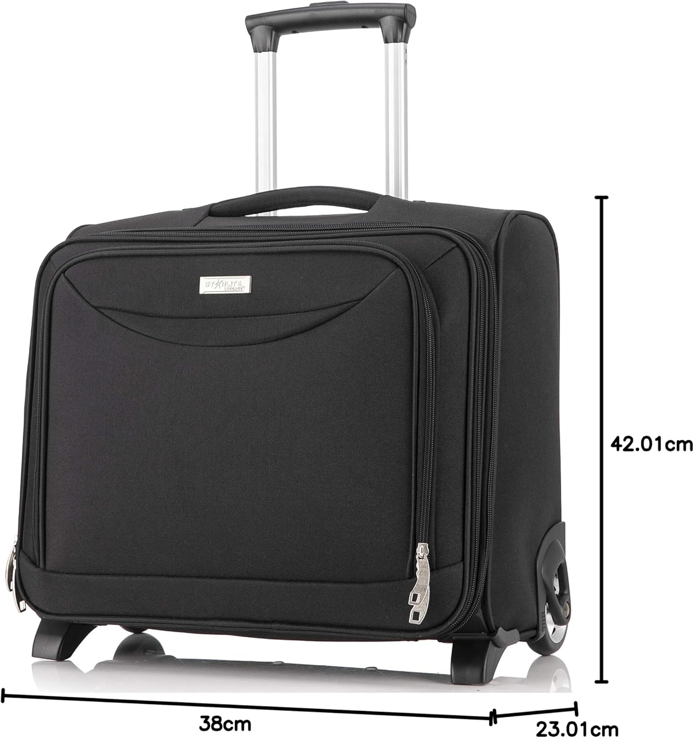 Lightweight Business Travel Laptop Case 2 Wheels up to 15.6" Laptop thumbnail 2