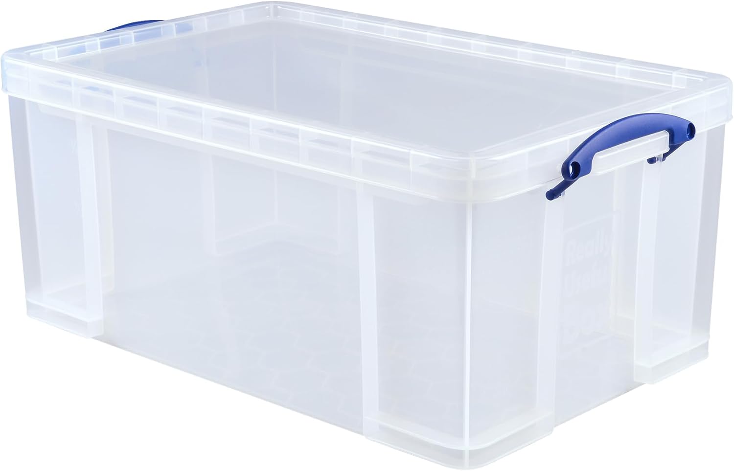 Really Useful Box Plastic Storage 64 Litre Clear (Pack of 2) thumbnail 3